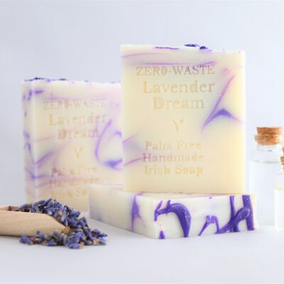 Palm Free Irish Lavender Creamy Soap Bar – Handcrafted in Ireland